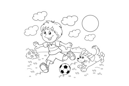 Coloriage Sport4 – 10doigts.fr
